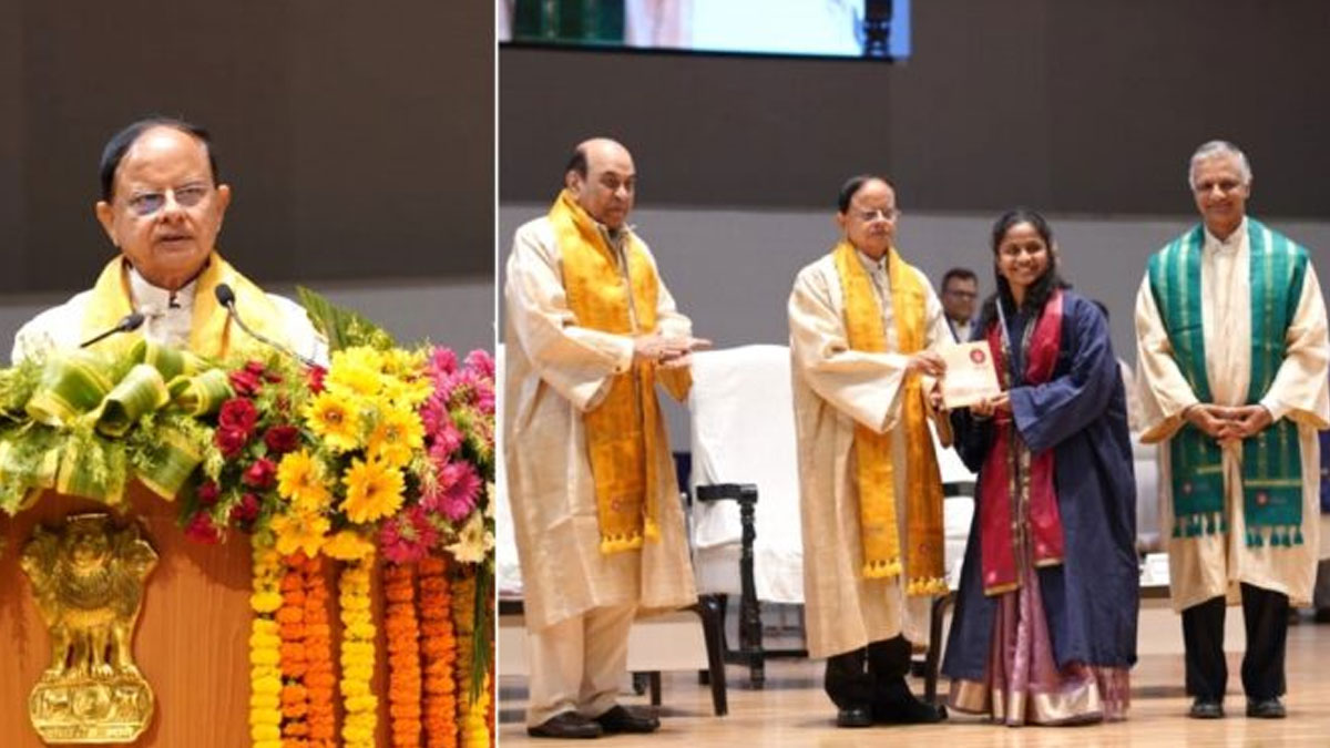 নালন্দার সমাবর্তনে জ্ঞান ও মানবিকতার বার্তা পি কে মিশ্রর