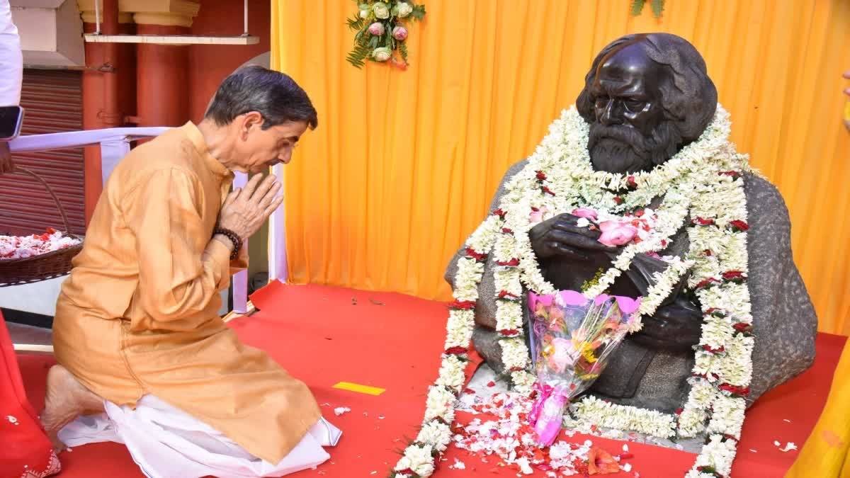 রবীন্দ্রজয়ন্তীতে কবিগুরুকে শ্রদ্ধা রাজ্যপাল রবির