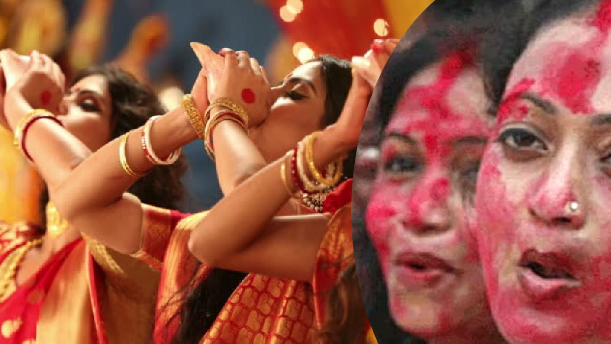 আজ সন্ধ্যায় বাংলার বাঙালিদের শঙ্খ ও উলুধ্বনিতে আহ্বান জানিয়ে গেরুয়া পোস্টার