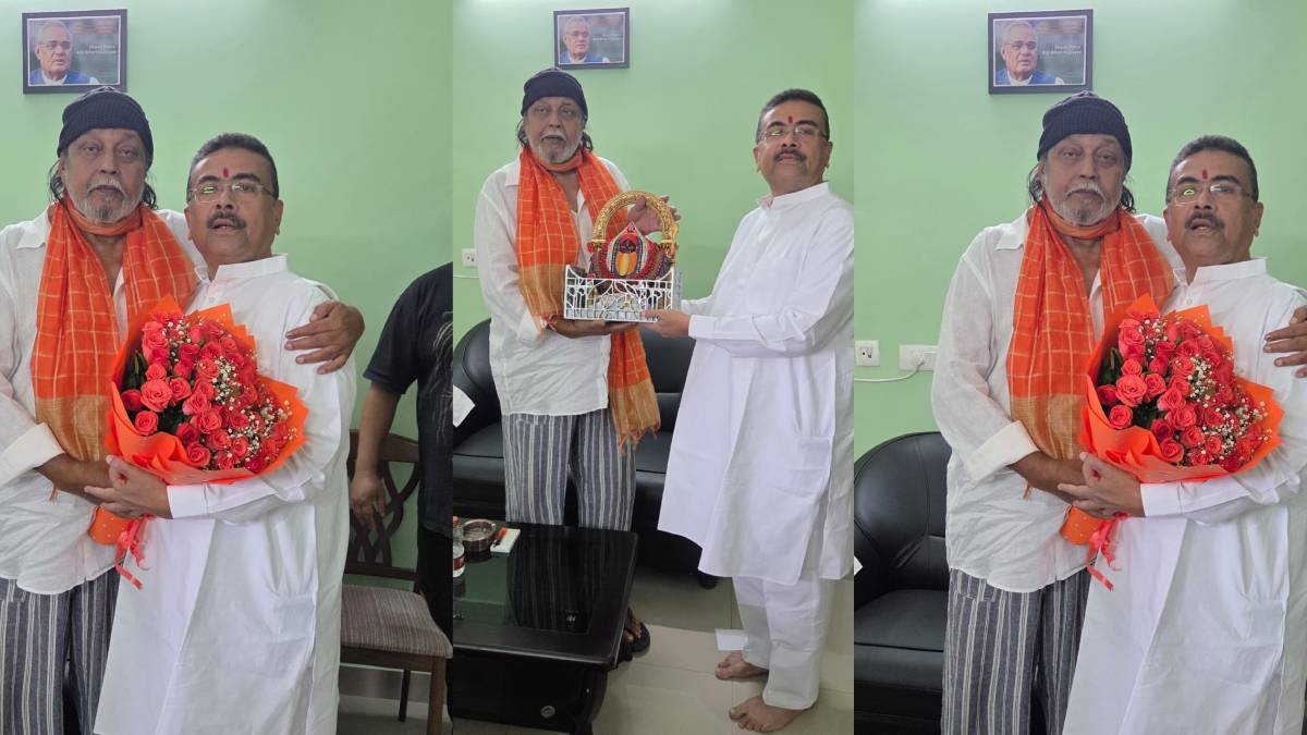 মিঠুনের বাড়িতে শুভেন্দু, ‘পরিবর্তনের কারিগর’ বললেন মুখ্যমন্ত্রী