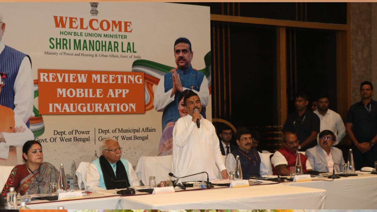 কলকাতায় স্বচ্ছ অ্যাপ উদ্বোধনে মনোহর লাল খট্টর