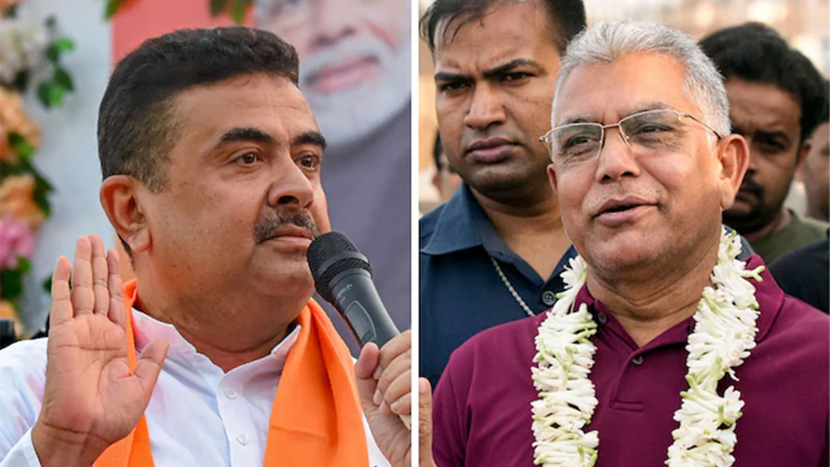 শুভেন্দুই হচ্ছেন মুখ্যমন্ত্রী, গুরুত্বপূর্ণ মন্ত্রক পেতে পারেন দিলীপ ঘোষ