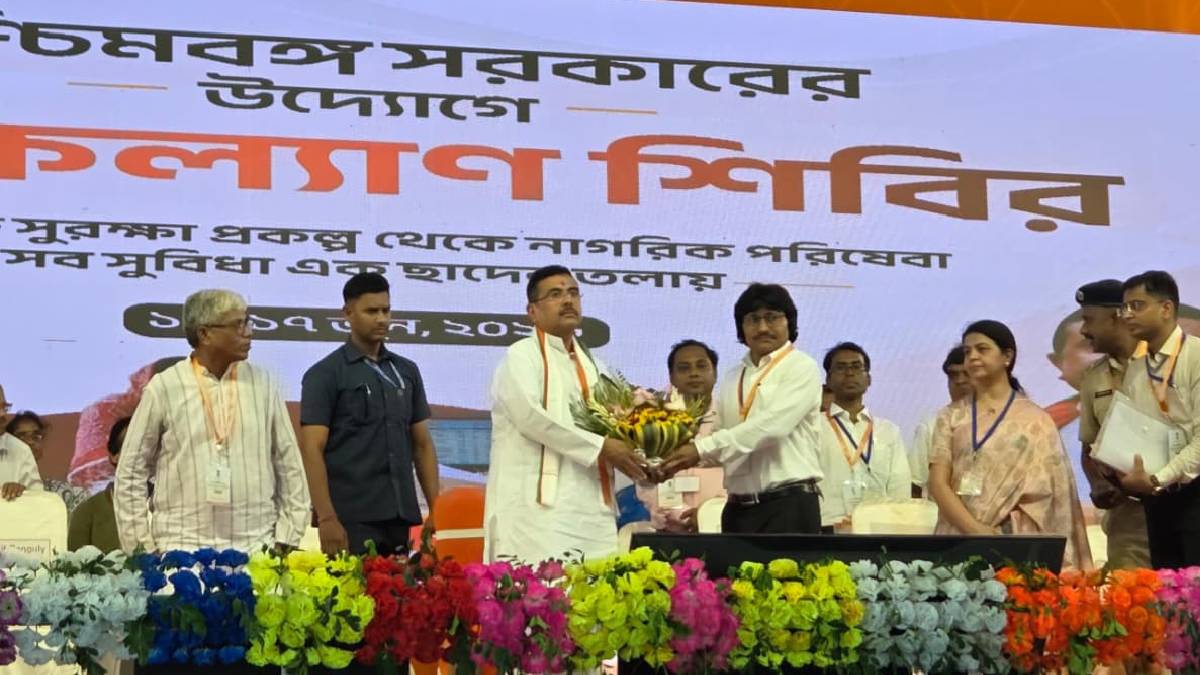 নন্দীগ্রাম থেকে জলকল্যাণ বার্তা মুখ্যমন্ত্রী শুভেন্দু অধিকারীর