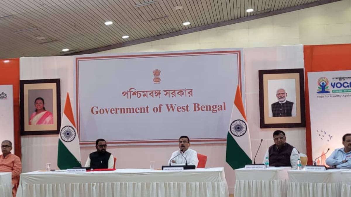 যোগ দিবসের জন্য কর্মসূচির ঘোষণা মুখ্যমন্ত্রী শুভেন্দু অধিকারীর