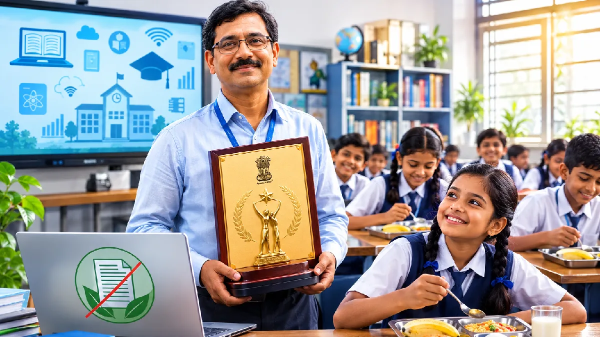 আধুনিক প্রযুক্তির হাত ধরে এগোচ্ছে শ্রেণিকক্ষের পঠন-পাঠন, জাতীয় পুরস্কার পাচ্ছেন বর্ধমানের এই শিক্ষক
