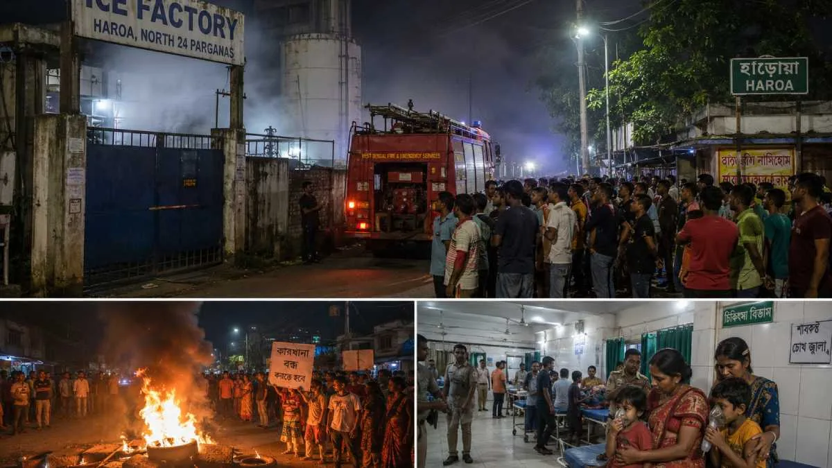 হাড়োয়ায় বরফ কারখানা থেকে অ্যামোনিয়া গ্যাস লিক, শিশু-সহ ২৫ হাসপাতালে