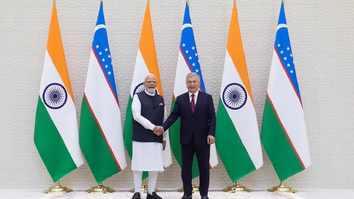 ভারত-উজবেকিস্তান সম্পর্কে কৌশলগত অংশীদারিত্বে উন্নীতর সিদ্ধান্ত