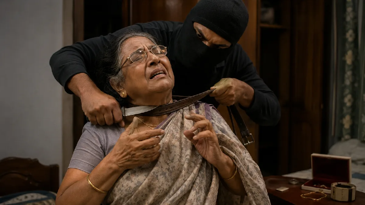 বিশ্বাসের সুযোগ নিয়ে হামলা পরিচারকের, প্রৌঢ়ার গলায় ছুরি ঠেকিয়ে লুট গয়না ও নগদ টাকা
