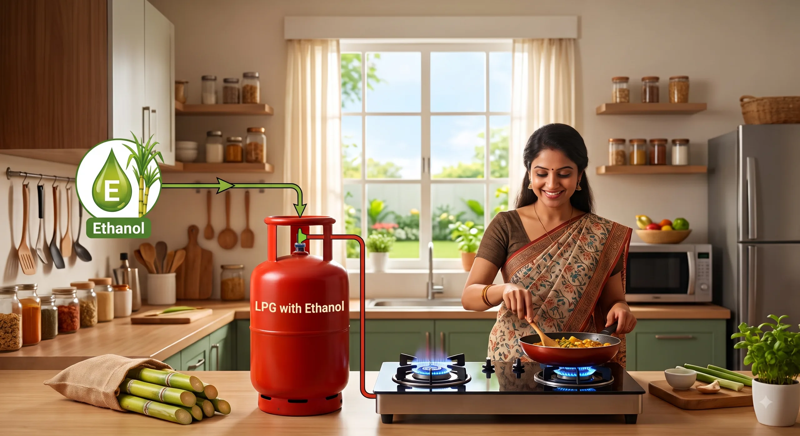 শুধু পেট্রল নয়, এবার নজরে রান্নাঘর: LPG-তেও মিশবে ইথানল, বড় পদক্ষেপের পথে কেন্দ্র