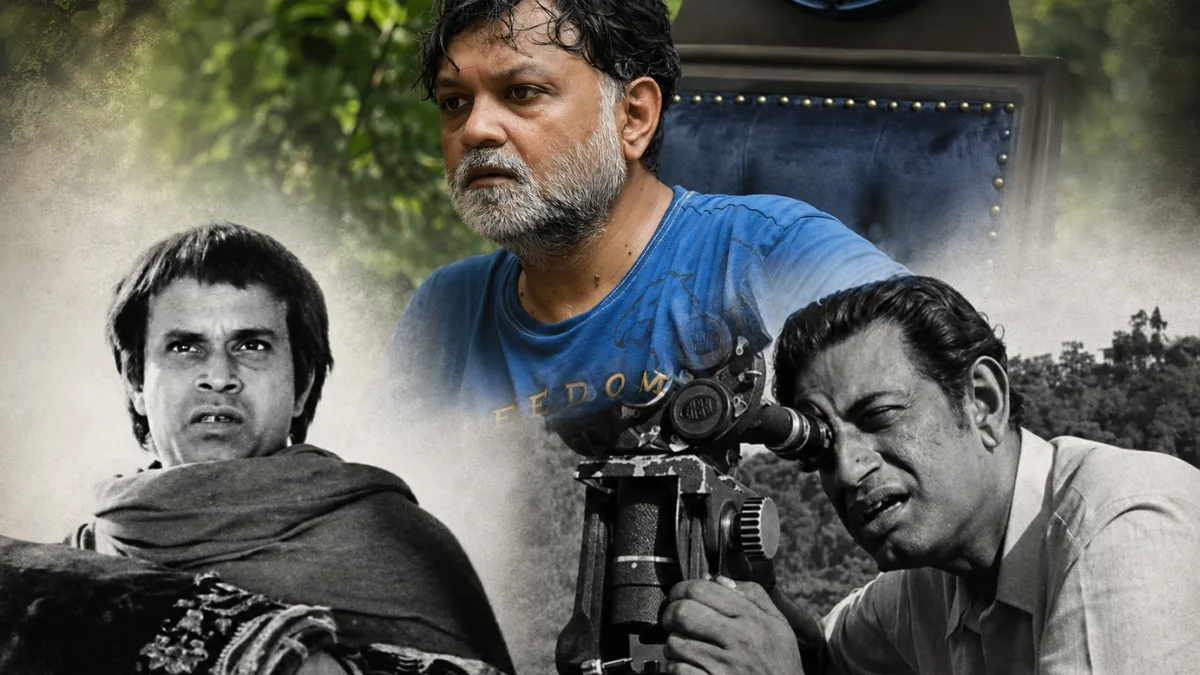 যে গল্প কেউ দেখেনি, এবার সেটাই সিনেমা! ‘গুপী গাইন বাঘা বাইন’ তৈরির অজানা কাহিনি নিয়ে সৃজিতের ‘মহারাজা তোমারে সেলাম’