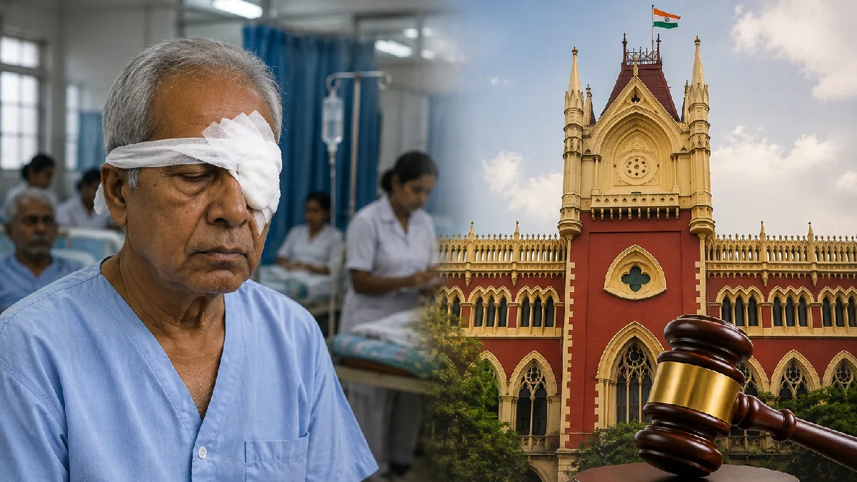 সরকারি হাসপাতালে ছানি অপারেশনের পরে দৃষ্টিহীন, ৫ লক্ষ টাকা ক্ষতিপূরণের নির্দেশ হাইকোর্টের
