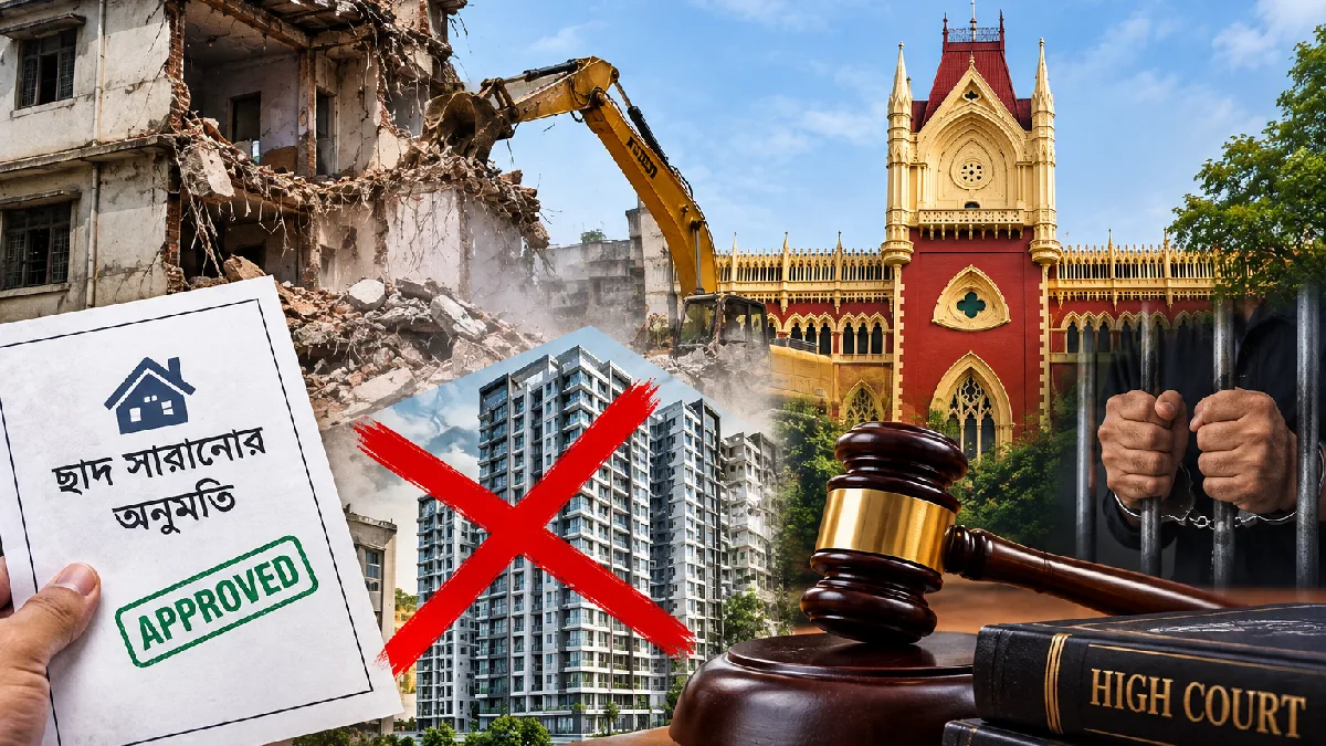 ছাদ সারানোর অনুমতি, ভেঙে ফেললেন গোটা বাড়ি! বহুতল গড়ার অপরাধে ২ বছরের জেল বহাল হাইকোর্টে