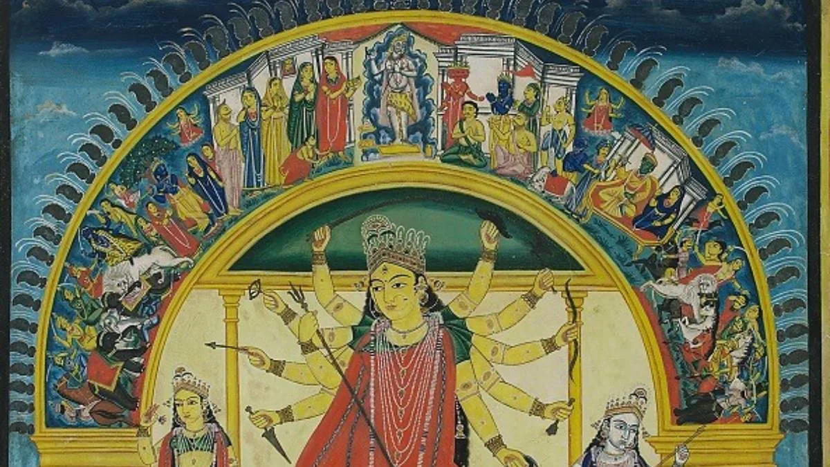 শরৎ এল রে: প্রতিমার সৌন্দর্য় বাড়ায় চালচিত্র