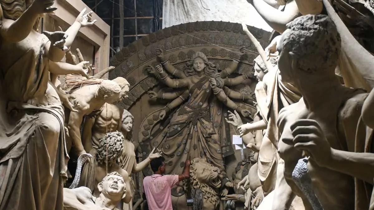 শরৎ এল রে: দুর্গার বাহন সিংহ, তার পিঠেই থাকেন মা
