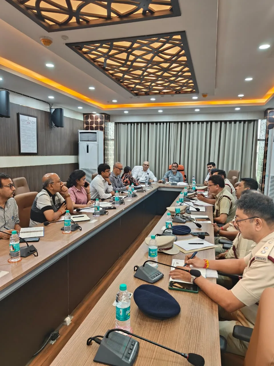 Fire Safety Meeting By Minister Kaushik Chowdhury