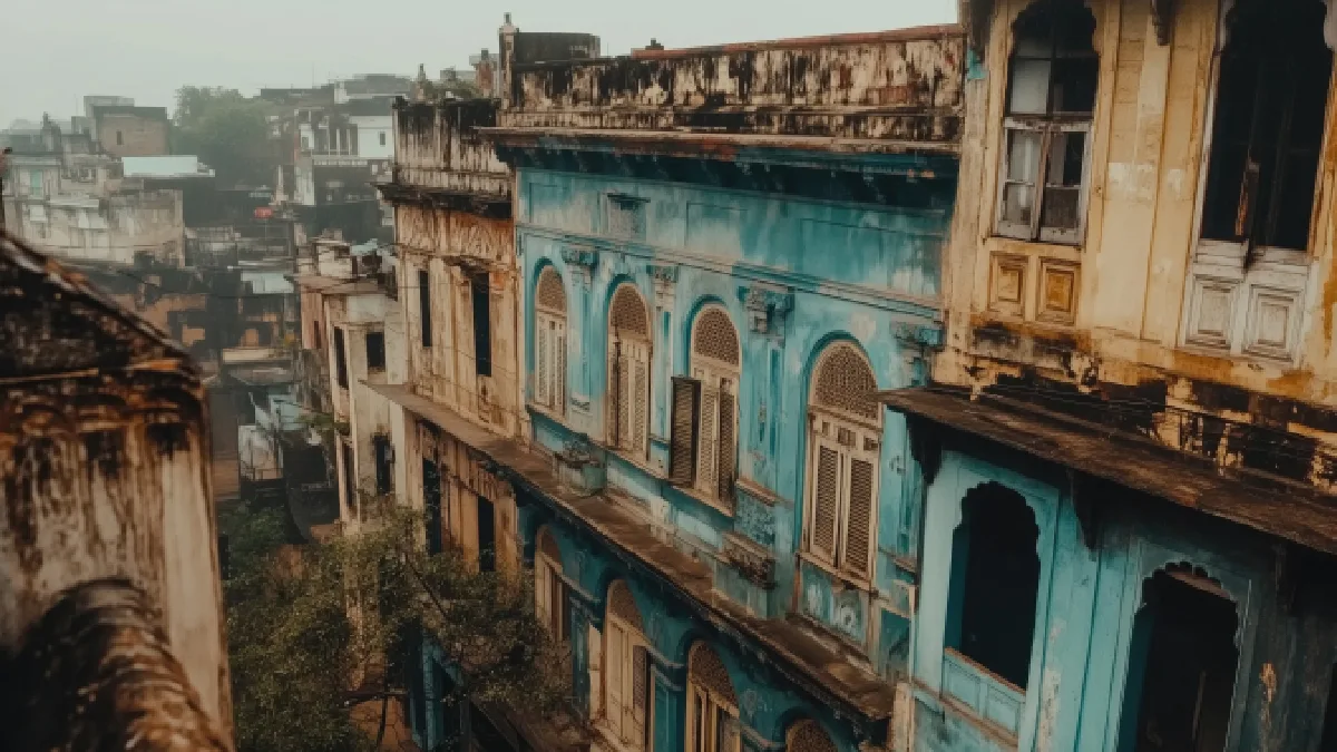 বর্ষাকাল ও কলকাতার জরাজীর্ণ বাড়িগুলি