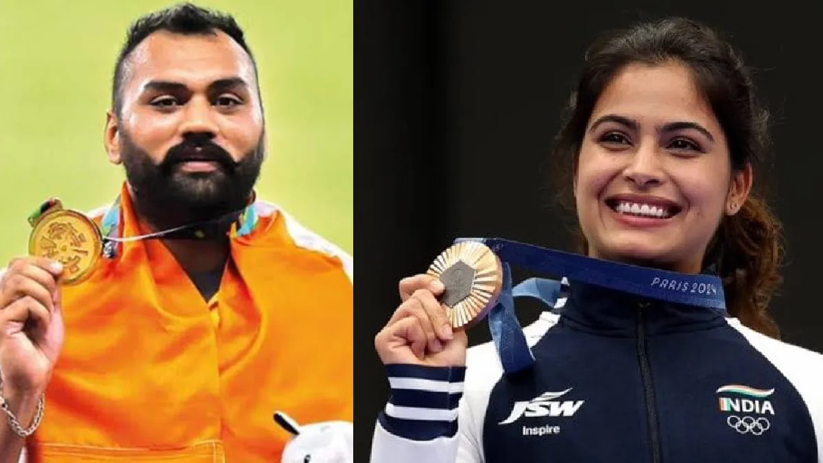 ভারতের পতাকাবাহক মনু ভাকের ও তেজিন্দরপাল তুর, এশিয়ান গেমস উদ্বোধনী মঞ্চে দুই চ্যাম্পিয়ন