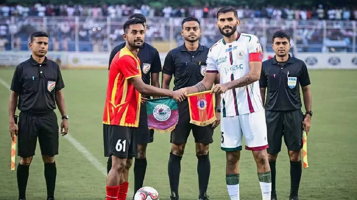 সবুজ-মেরুনের সিনিয়রদের আটকে দিল ইস্টবেঙ্গলের রিজ়ার্ভ! ডার্বিতে ১-১ ড্র, বারাসতে জমজমাট বড় ম্যাচ