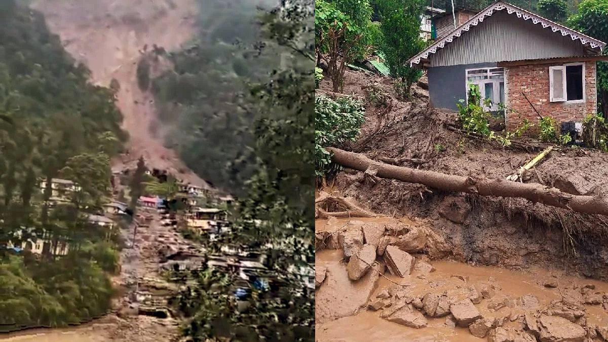রিম্বিতে ভয়াবহ ধস, গৃহহীন ৫০টিরও বেশি পরিবার, ত্রাণ ও পুনর্বাসনের আশ্বাস মুখ্যমন্ত্রীর