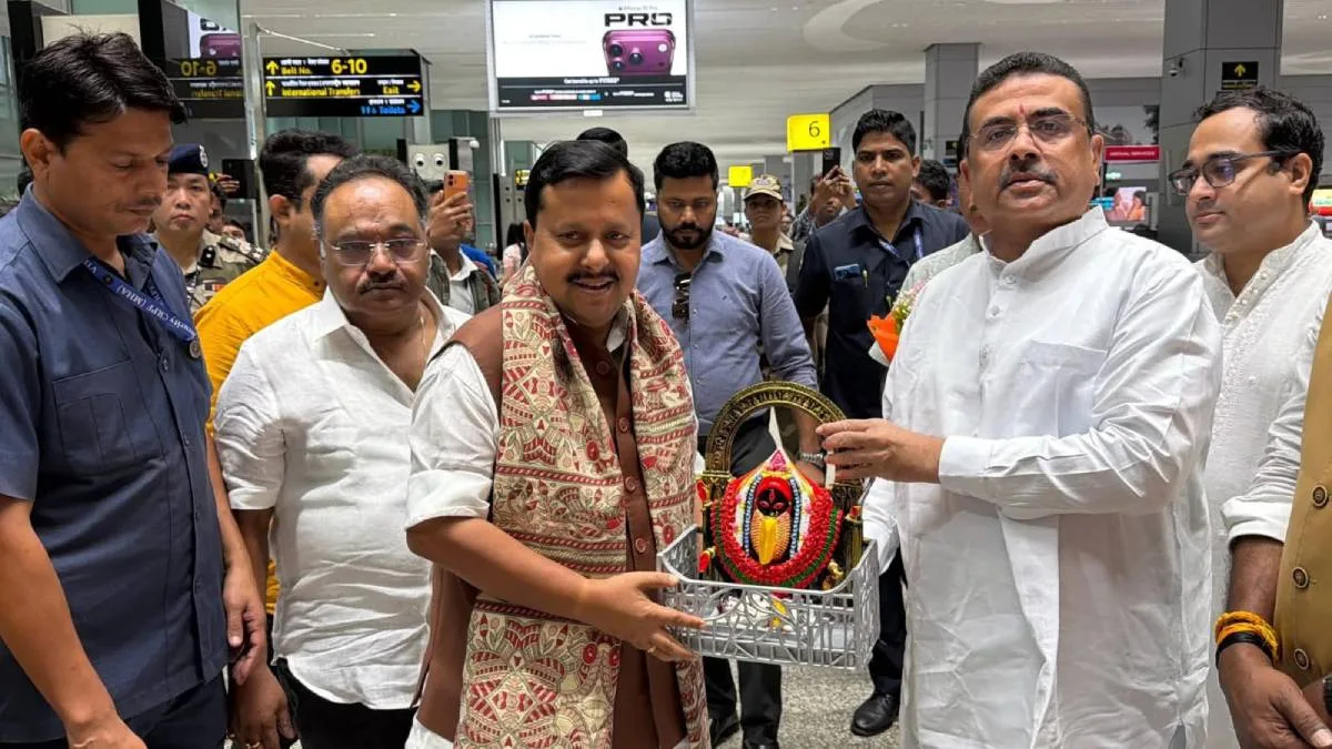 বঙ্গ সফরে বিজেপির সর্বভারতীয় সভাপতি, নবীন-বরণে শুভেন্দু-শমীক-দিলীপরা