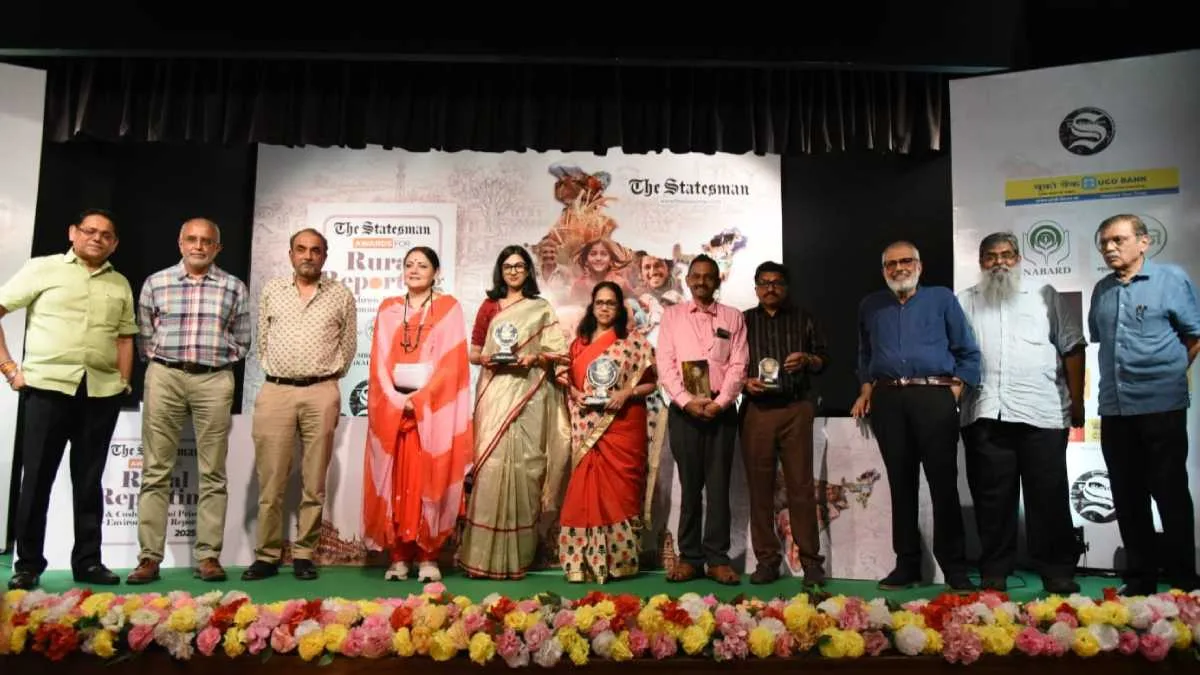 কলকাতায় হয়ে গেল ‘দ্য স্টেটসম্যান রুরাল রিপোর্টিং অ্যাওয়ার্ডস’,সংবাদমাধ্যমের ভবিষ্যৎ নিয়ে প্যানেল আলোচনা