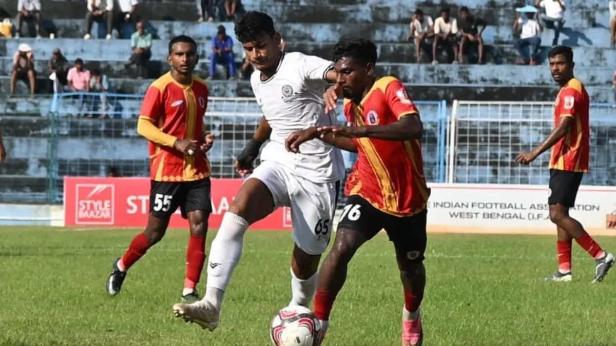 শেষ মুহূর্তের গোলে লিগের লড়াইয়ে টিকে রইলো ইস্টবেঙ্গল