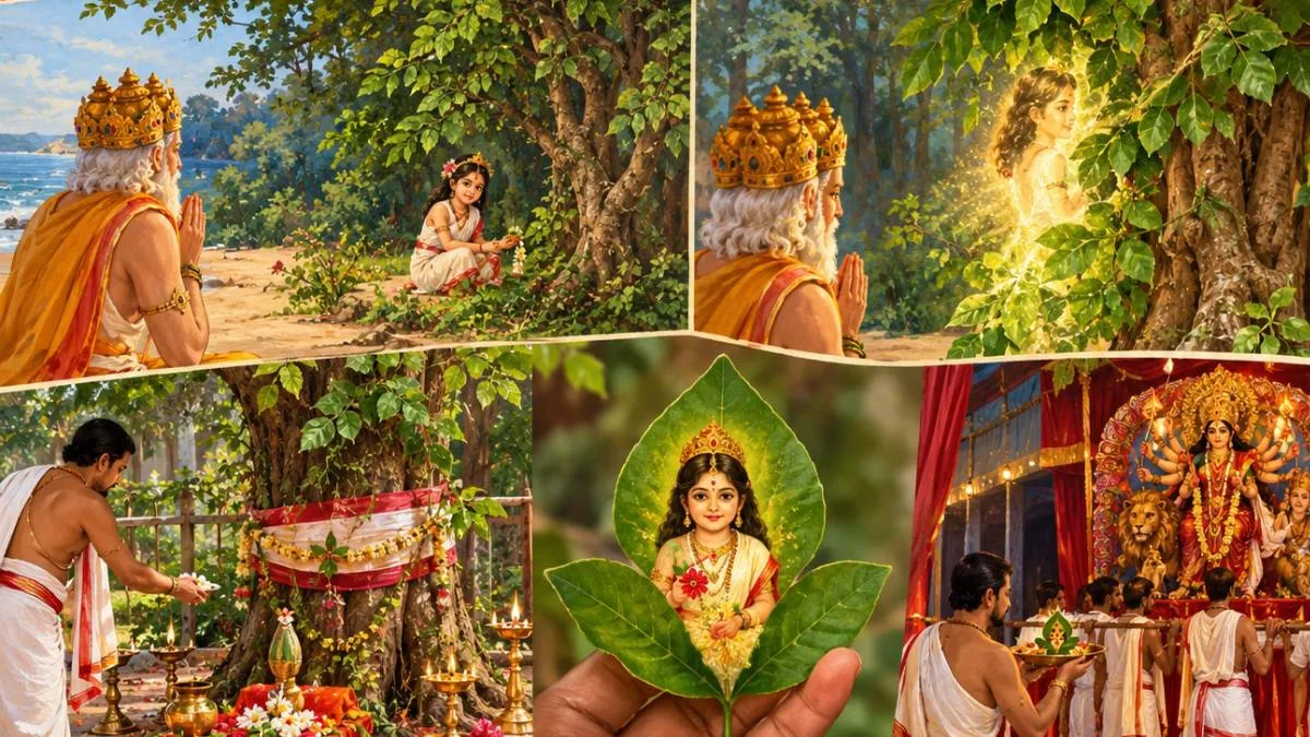 শরৎ এল রে: বেলগাছ ছাড়া দুর্গাপুজো অসম্পূর্ণ, জেনে নিন এর পিছনের পৌরাণিক কাহিনি?