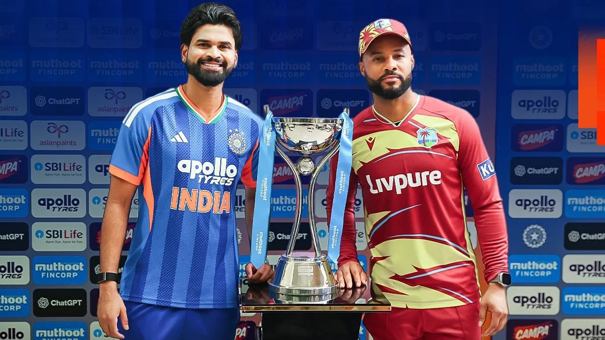 বৃষ্টিতে ভেস্তে গেল সিরিজ নির্ণায়ক ম্যাচ, ওয়েস্ট ইন্ডিজের সঙ্গে ২-২ ড্র ভারতের